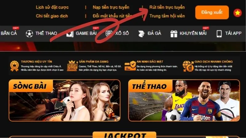 Rút tiền 88VN